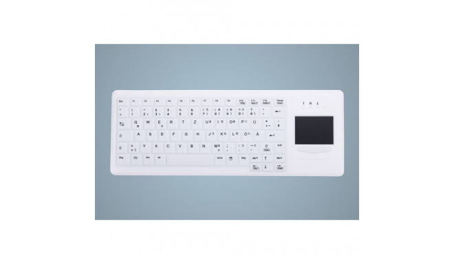 "CHERRY AKTIVE KEY Wireless Hygiene Compact Touchpad Keyboard"