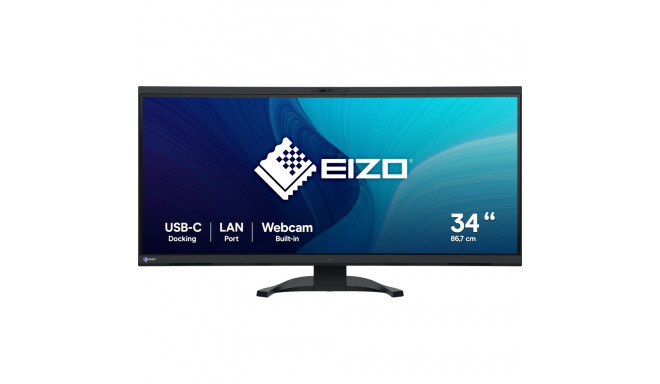 "EIZO 86.7cm (34.1"") EV3450XC-BK 21:9 4K 2xHDMI+DP+USB-C Curv"