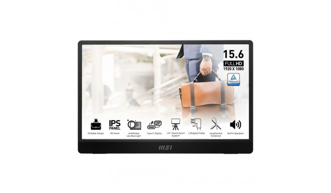 "MSI PRO MP161DE E2 40cm (16"") IPS FHD 2x USBC 4ms 60Hz"