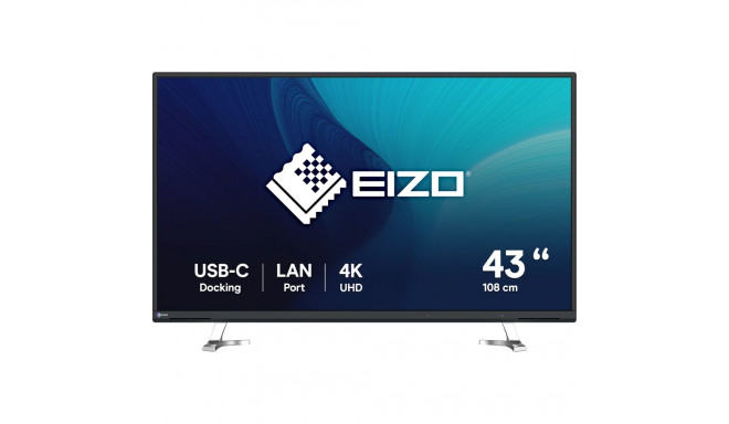 "EIZO 108cm (42.5"") EV4340X-BK 16:09 4K 2xHDMI+DP+USB-C IPS"