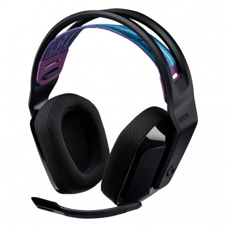 "LOGITECH G G535 LIGHTSPEED Wireless Gaming Headset Headset full size LIGHTSPEED wireless black Disc