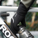 Rockbros full waterproof cycling gloves, size: S/M - black