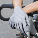 Rockbros Breathable Full Finger Cycling Gloves, Size: S - Green