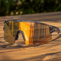 Rockbros Photochromic Cycling Glasses with UV Protection and Corrective Insert - Green