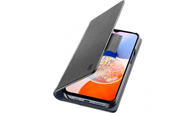 Kaardivahega mobiiliümbris Cellular Line Galaxy A15 4G/5G Wallet Book, must