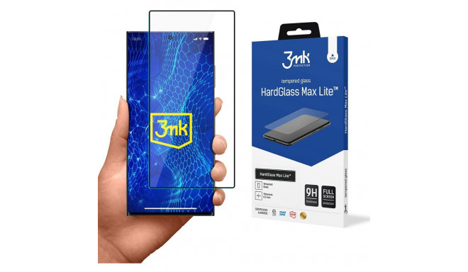 3mk kaitseklaas Samsung Galaxy S24 Ultra HardGlass Max Lite, must