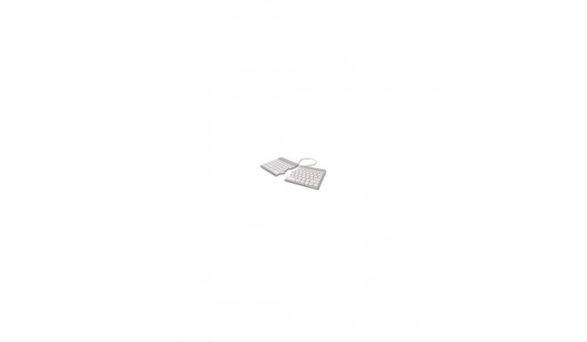 R-Go klaviatuur split break US-layout bluetooth valge