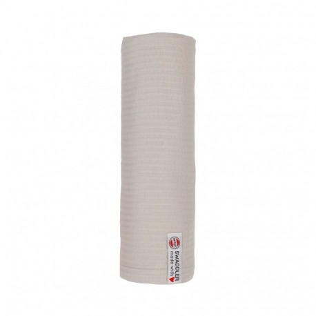 Lodger Swaddler seersucker puuvillane mähkmetekk 120x120 cm steel SW 108