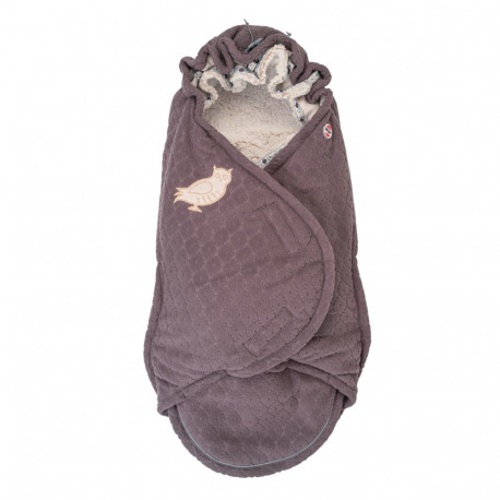 Lodger Bunker Folklore Fleece all-season sleeping bag Mauve BK 330