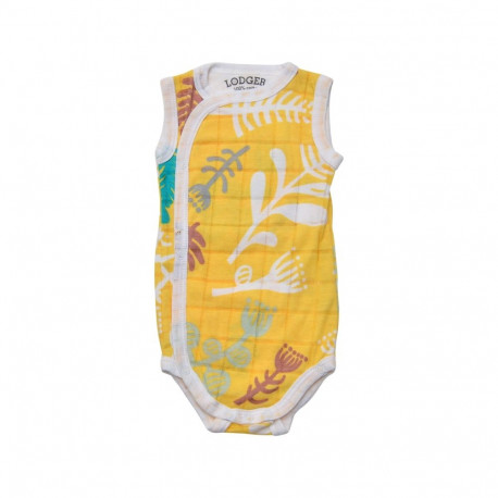 Lodger Botanimal puuvillane varrukateta kevadine bodi 62 cm RF 053_62