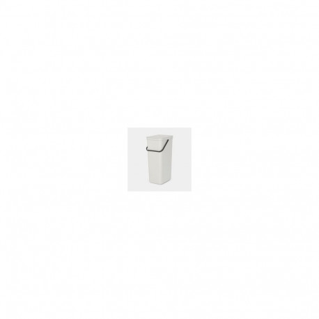 Brabantia Sort & Go Waste Bin Light Gray 40 L