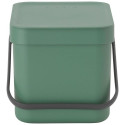 BRABANTIA prügikast Sort & Go 6 l nulu-roheline 129841