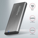 AXAGON EEM2-SG2 external Gehause fur M.2 SSDs USB-C 3.2 Gen 2 - silver