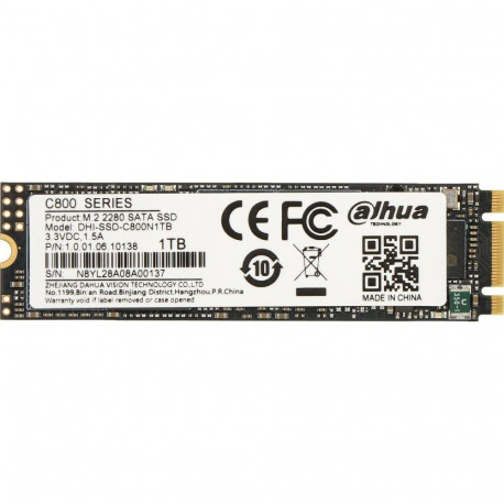 Dahua Technology DHI-SSD-C800N1TB M.2 SATA 1 TB SATA III 3D NAND