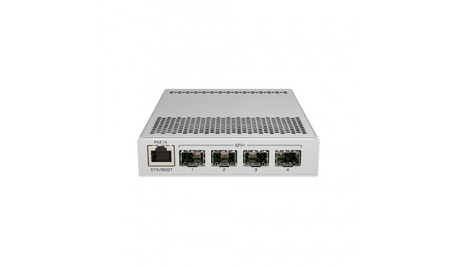 MikroTik Switch CRS305-1G-4S+IN PoE 802.3 af and PoE+ 802.3 at Managed Desktop 1 Gbps (RJ-45) port q