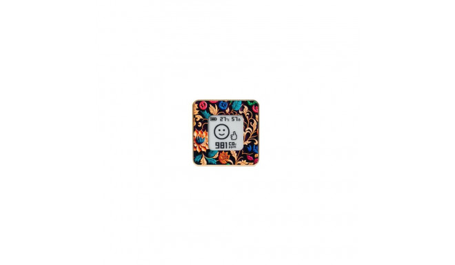 AIRVALENT home air quality sensor Gold/Bloom