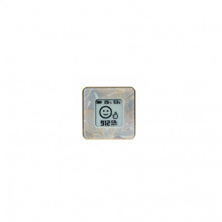 AIRVALENT home air quality sensor Gold/Floral
