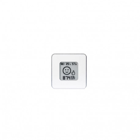 AIRVALENT home air quality sensor Silver/White