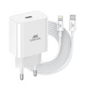 RIVACASE PS4101 WD5 valge seinalaadija