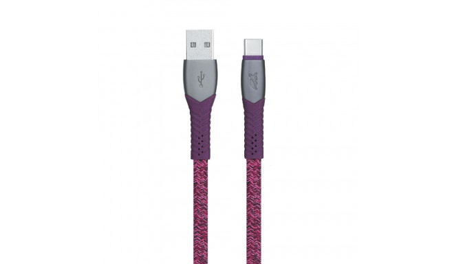 CABLE USB-C to USB2 1,2 m punane PS6102 RD12 RIVACASE