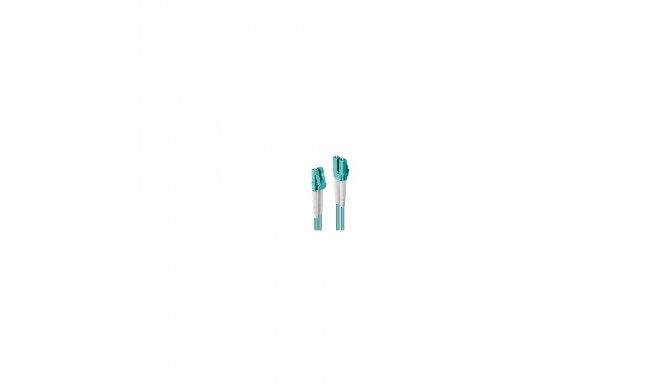 Lindy patch-kaabel LC multi-mode (M) LC multi-mode (M) 10 0m klaaskiud 50/125 mikromeetrit OM3 halog