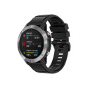 Fixed QuickFit silikoonrihm, 22 mm, must