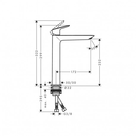 Hansgrohe Logis valamu segisti, 71258670