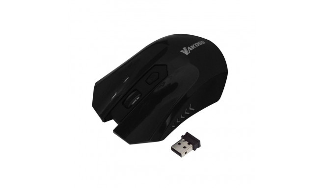 VAKOSS juhtmevaba optiline hiir TM-658UK 4D 800/1200/1600DPI 2.4GHz must