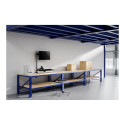 NEOMOUNTS DESK MOUNTED SIT-STAND WORKSTATION (SCREEN KEYBOARD & MOUSE)