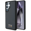 Red Bull päris süsinikkiust läikiva logoga MagSafe ümbris Samsung Galaxy S25 Ultra must