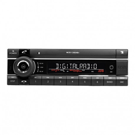Axion Kienzle MCR 1120 DAB+ USB/AUX/BT short shaft
