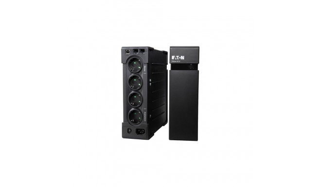 Eaton Ellipse ECO UPS USB DIN, 1600 VA, 1000 W, Sisend: C14, Väljundid: (4) Schuko, (4) ainult ülepi