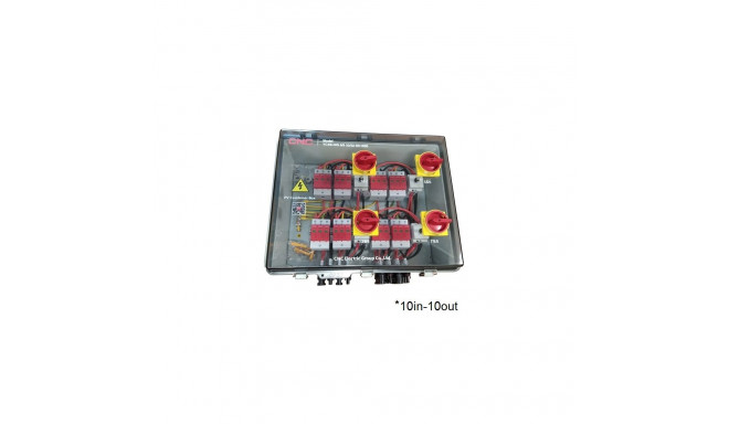 PV Combiner Box, DC 10in-10out, IP66