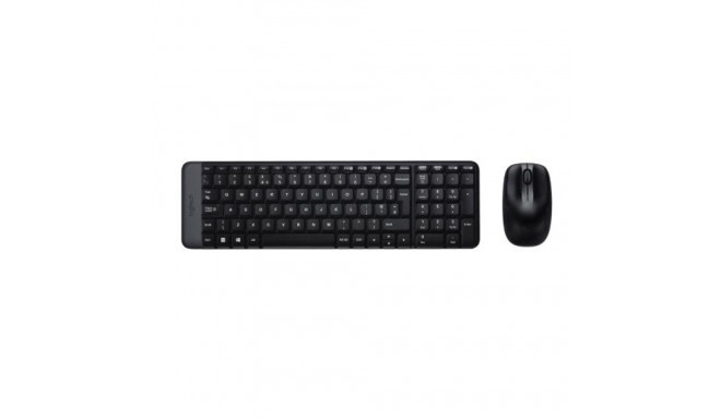 Logitech klaviatuur MK220 Wireless ENG + hiir (920-003168)