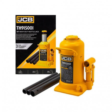 JCB hydraulic jack with a load capacity of 15T and a range of 280-508mm