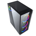 Gembird CCC-FC-1500RGB arvutikorpus midi-tower must, läbipaistev
