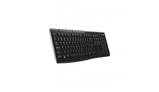 Logitech K270 juhtmevaba QWERTY must klaviatuur
