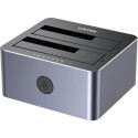 UNITEK Y-3026GY01-EU storage drive docking station USB 3.2 Gen 1 (3.1 Gen 1) Type-B Grey