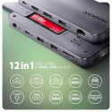 Axagon HMC-12GM2 sülearvuti dokk/portide kordaja juhtmega USB 3.2 Gen 2 (3.1 Gen 2) Type-C hall