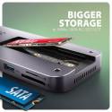 Axagon HMC-12GM2 laptop dock/port replicator Wired USB 3.2 Gen 2 (3.1 Gen 2) Type-C Grey