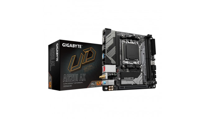 Gigabyte A620I AX 1.0 Processor family AMD Processor socket AM5 DDR5 DIMM Supported hard disk drive 