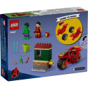 LEGO Super Heroes 76287 Raudmees mootorrattaga ja Hulk
