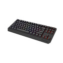Mechanical Gaming Keyboard | Juhtmevaba | US | Must | 2.4 GHz, Bluetooth, USB | Outemu Panda
