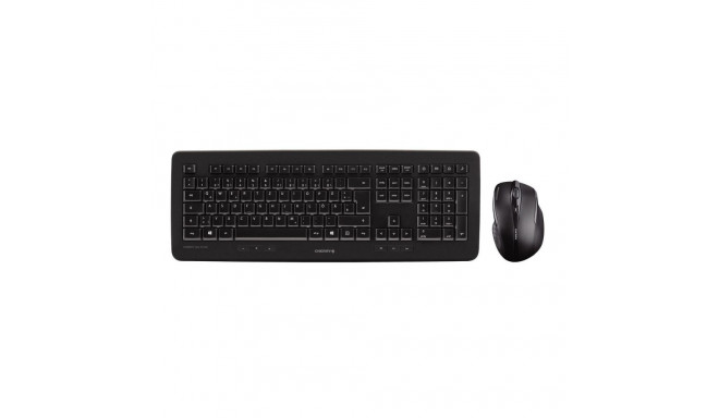 CHERRY DW 5100 klaviatuur hiir komplekt universaalne RF juhtmevaba QWERTZ saksa must