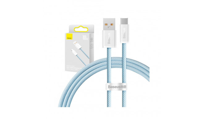 Cable USB to USB-C Baseus Dynamic Series, 100W, 1m (blue)