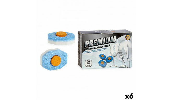 Nõudepesu tabletid Premium 3-in-1 Komplekt (6 Ühikut)