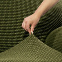 Cover for chaise longue with short left arm Sofaskins NIAGARA 210 - 340 cm - Yellow