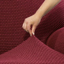 Pārsegs atpūtas krēslam ar īsu kreiso roku Sofaskins NIAGARA 210 - 340 cm - Dzeltens