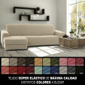 Pārsegs atpūtas krēslam ar īsu kreiso roku Sofaskins NIAGARA 210 - 340 cm - Dzeltens