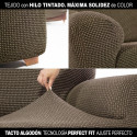 Cover for chaise longue with short left arm Sofaskins NIAGARA 210 - 340 cm - Yellow